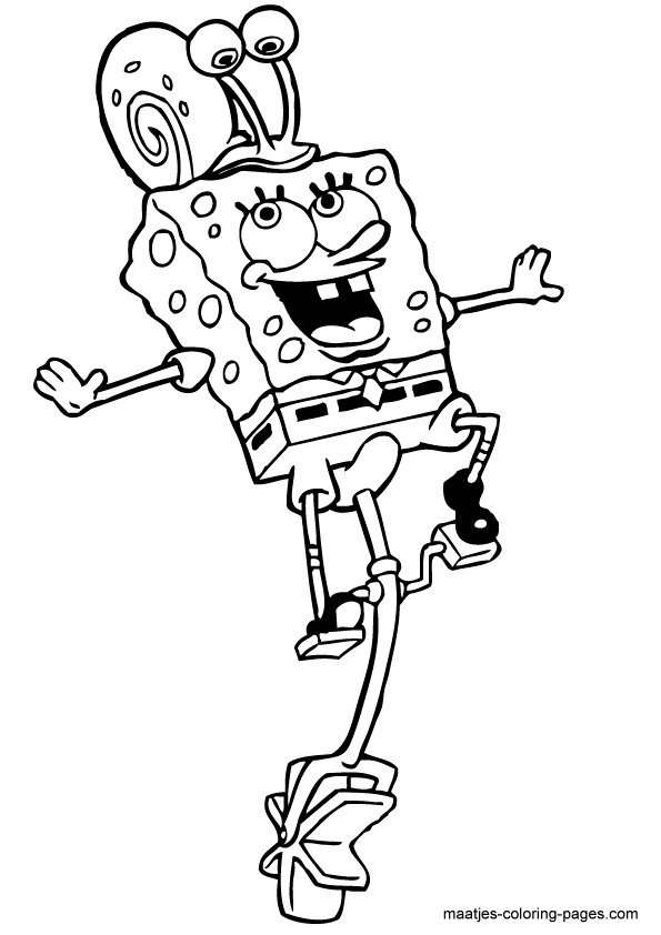Sponge Bob kolorowanki